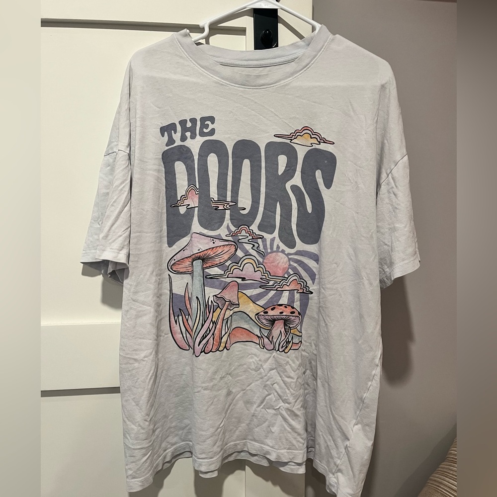 American Eagle Outfitters Gray Band Tee